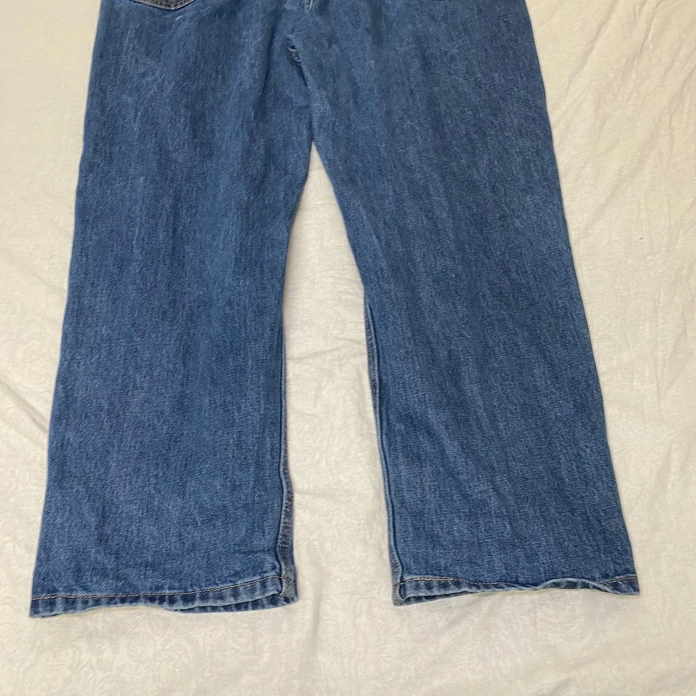 Levis 550 Mens Jeans 46x30 Relaxed Fit Medium Wash Blue Denim Straight Leg